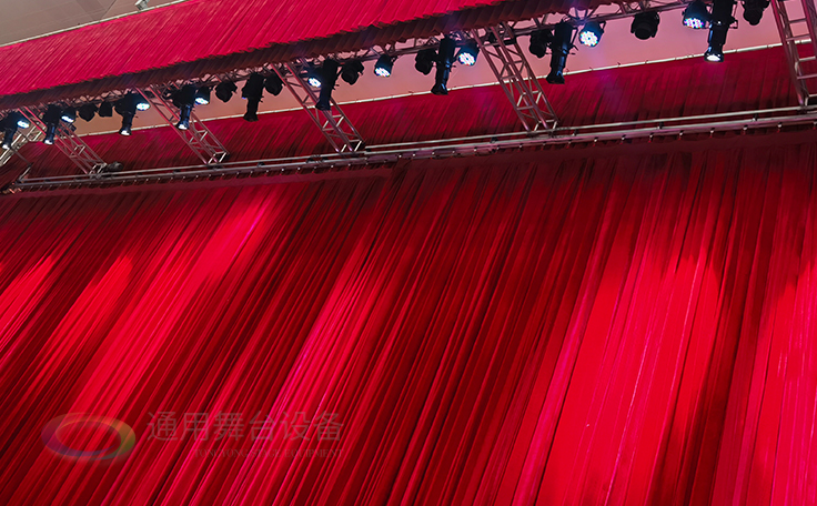 學校禮堂、報告廳 大型舞臺阻燃幕布廠家定做